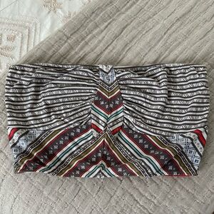 Free People | Patterned Bandeau bra (S)